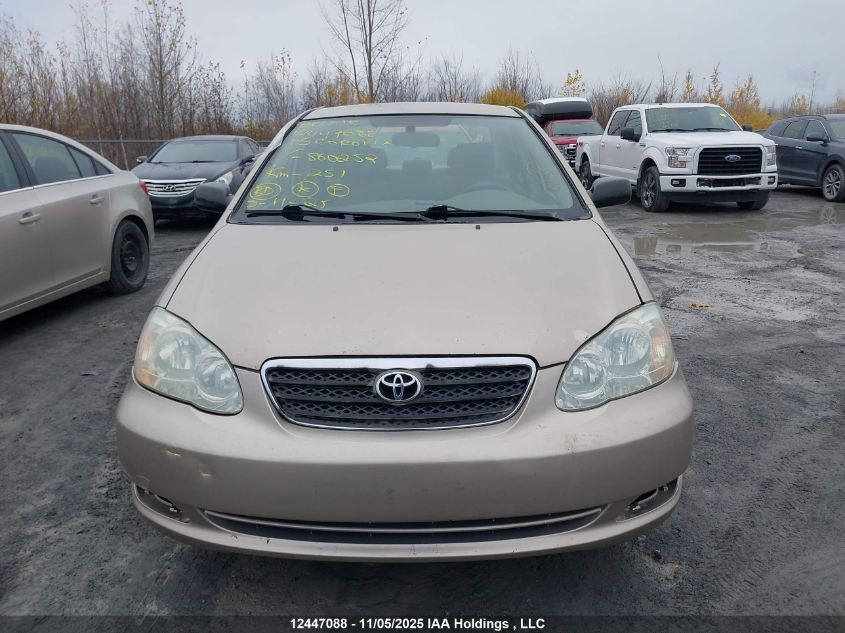 2005 Toyota Corolla VIN: 2T1BR32EX5C860252 Lot: 12447088