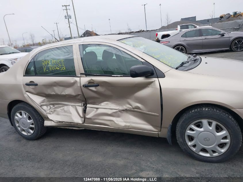 2005 Toyota Corolla VIN: 2T1BR32EX5C860252 Lot: 12447088
