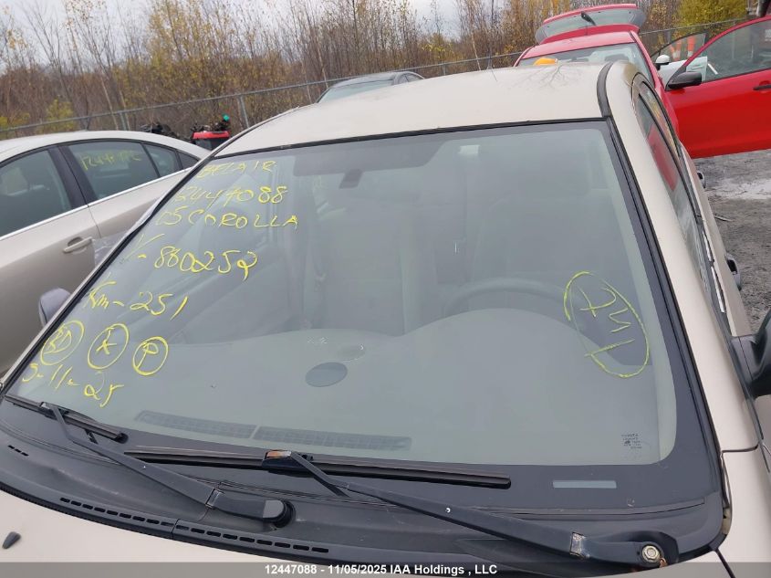 2005 Toyota Corolla VIN: 2T1BR32EX5C860252 Lot: 12447088