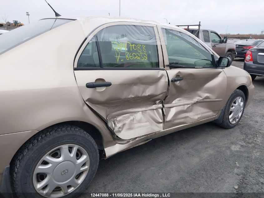 2005 Toyota Corolla VIN: 2T1BR32EX5C860252 Lot: 12447088