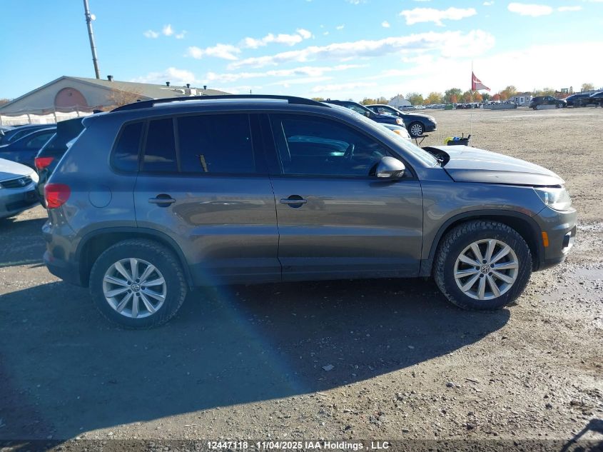 2016 Volkswagen Tiguan Comfortline/Highline/Special Edition VIN: WVGJV7AXXGW066259 Lot: 12447118