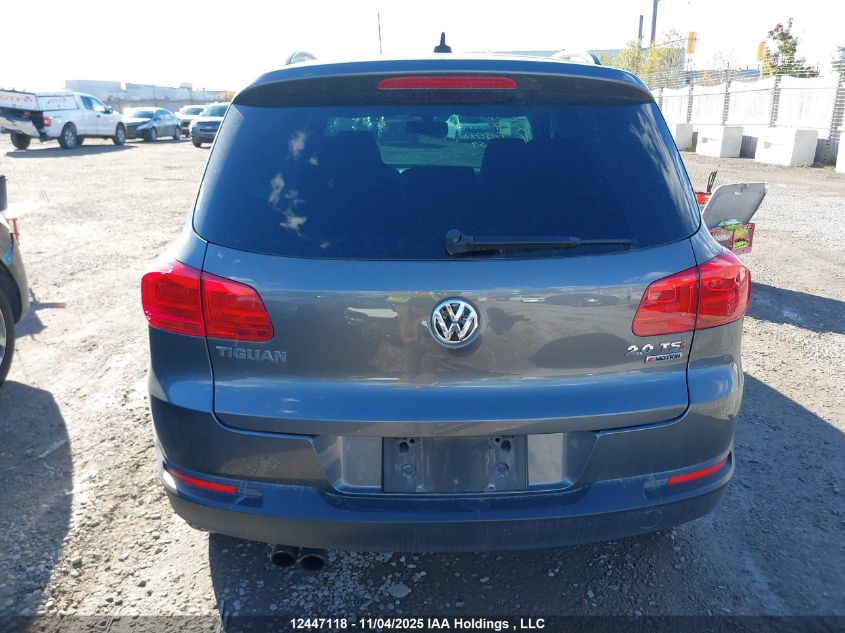 2016 Volkswagen Tiguan Comfortline/Highline/Special Edition VIN: WVGJV7AXXGW066259 Lot: 12447118