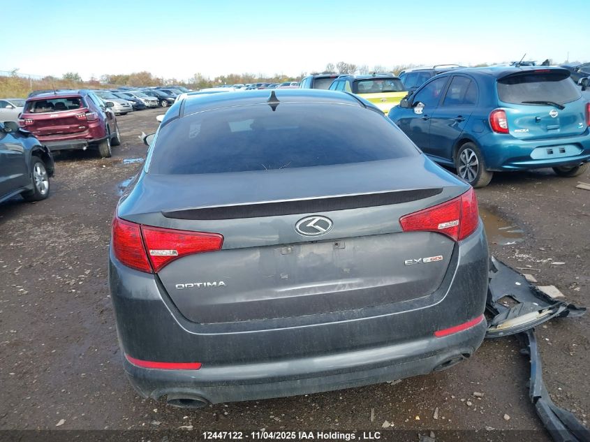 2013 Kia Optima Ex Turbo/Ex Turbo + VIN: KNAGN4A6XD5317641 Lot: 12447122