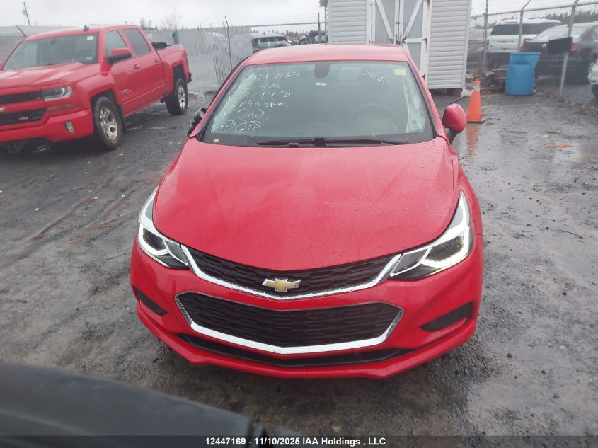 2017 Chevrolet Cruze Lt Auto VIN: 1G1BE5SM4H7229476 Lot: 12447169