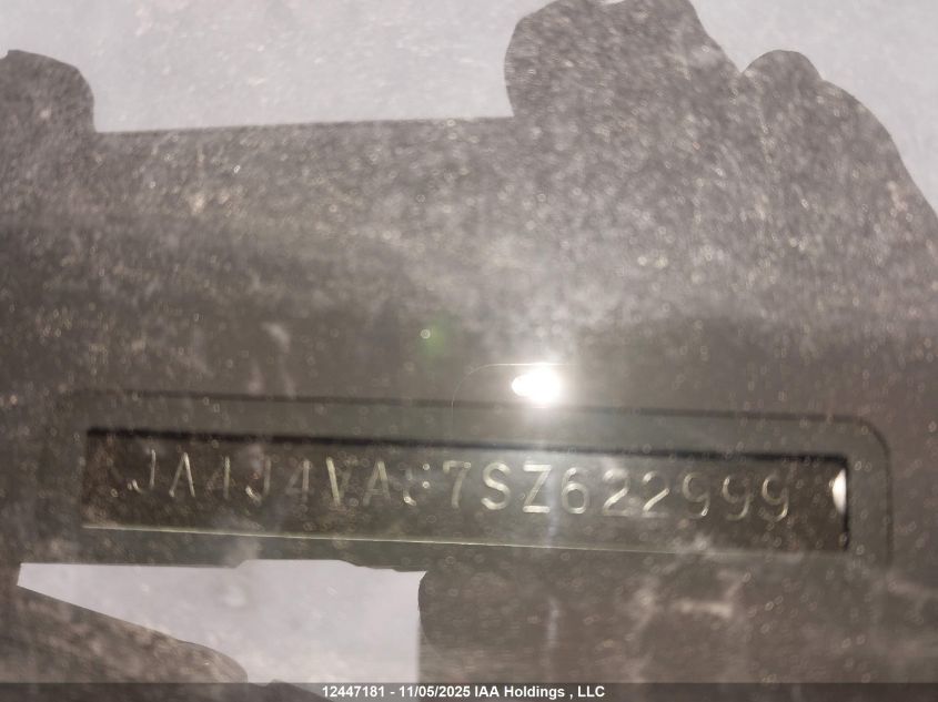 2025 Mitsubishi Outlander Le/Se/Sel VIN: JA4J4VA87SZ622999 Lot: 12447181