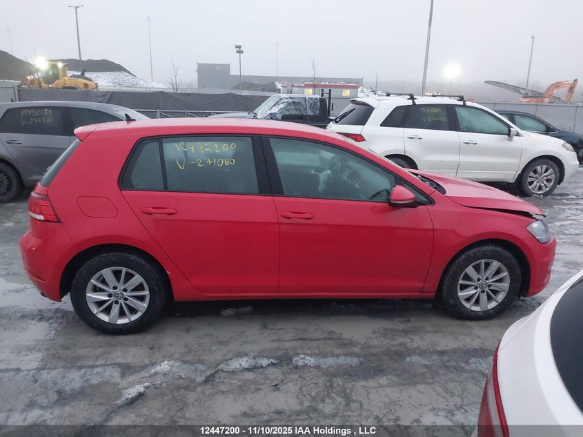 2018 Volkswagen Golf 1.8 Tsi Comfortline/1.8 Tsi Highline/1.8 Tsi Trendline VIN: 3VWB17AU6JM271060 Lot: 12447200