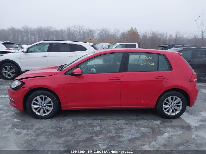 2018 Volkswagen Golf 1.8 Tsi Comfortline/1.8 Tsi Highline/1.8 Tsi Trendline VIN: 3VWB17AU6JM271060 Lot: 12447200