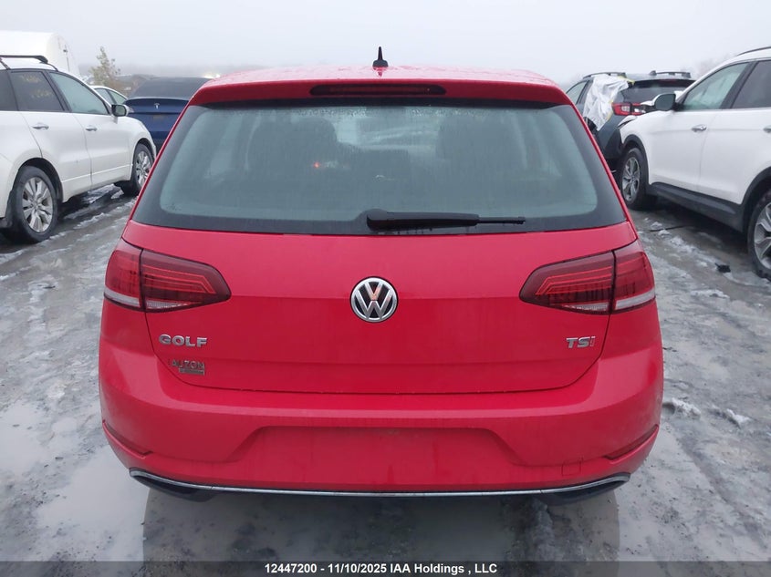 2018 Volkswagen Golf 1.8 Tsi Comfortline/1.8 Tsi Highline/1.8 Tsi Trendline VIN: 3VWB17AU6JM271060 Lot: 12447200