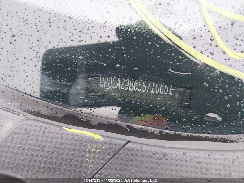 2005 Porsche Boxster VIN: WP0CA29865S710661 Lot: 12447213