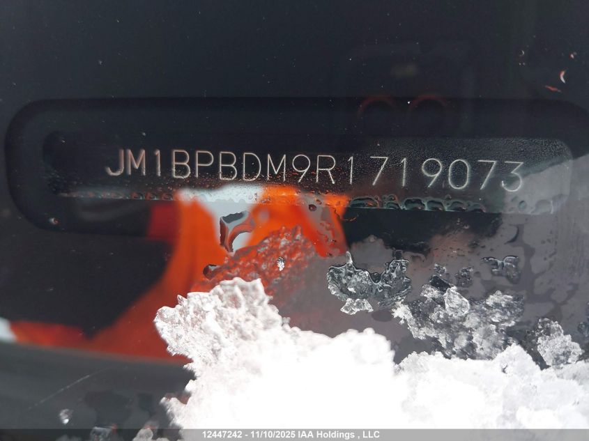 2024 Mazda 3 Gt VIN: JM1BPBDM9R1719073 Lot: 12447242