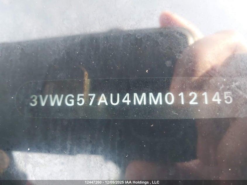 3VWG57AU4MM012145 2021 VOLKSWAGEN GOLF photo no. 19