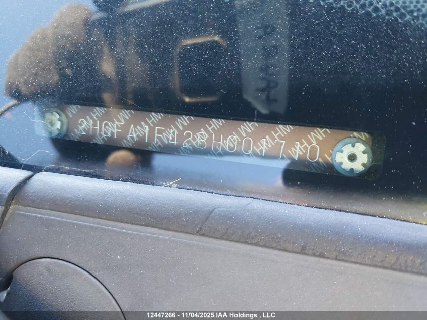 2011 Honda Civic Dx-G VIN: 2HGFA1F42BH001710 Lot: 12447266