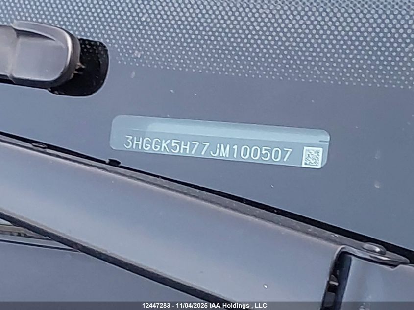 2018 Honda Fit Sport VIN: 3HGGK5H77JM100507 Lot: 12447283