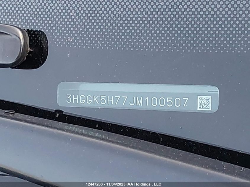 2018 Honda Fit Sport VIN: 3HGGK5H77JM100507 Lot: 12447283