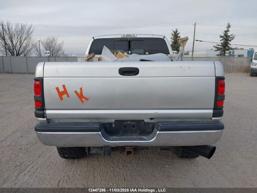 2002 Dodge Ram 2500 VIN: 3B7KF23622M296626 Lot: 12447286