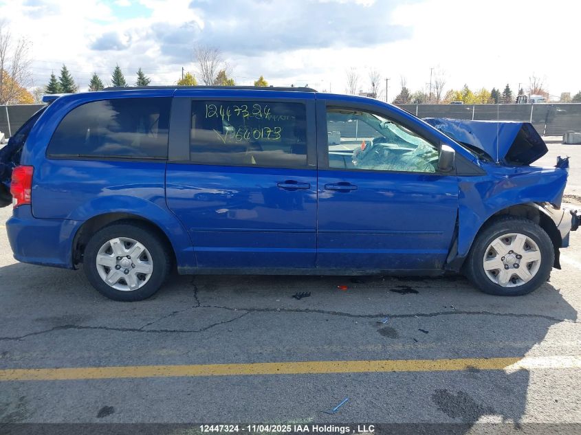 2013 Dodge Grand Caravan Se VIN: 2C4RDGBG4DR640173 Lot: 12447324