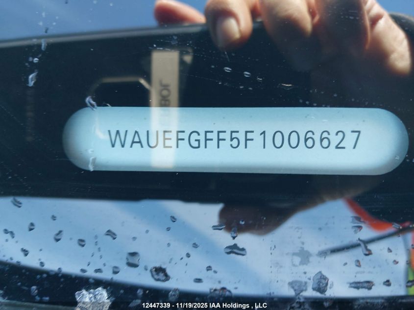 2015 Audi A3 Premium Plus VIN: WAUEFGFF5F1006627 Lot: 12447339