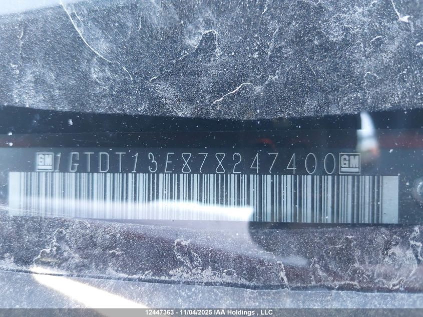2007 GMC Canyon Sle VIN: 1GTDT13E878247400 Lot: 12447363