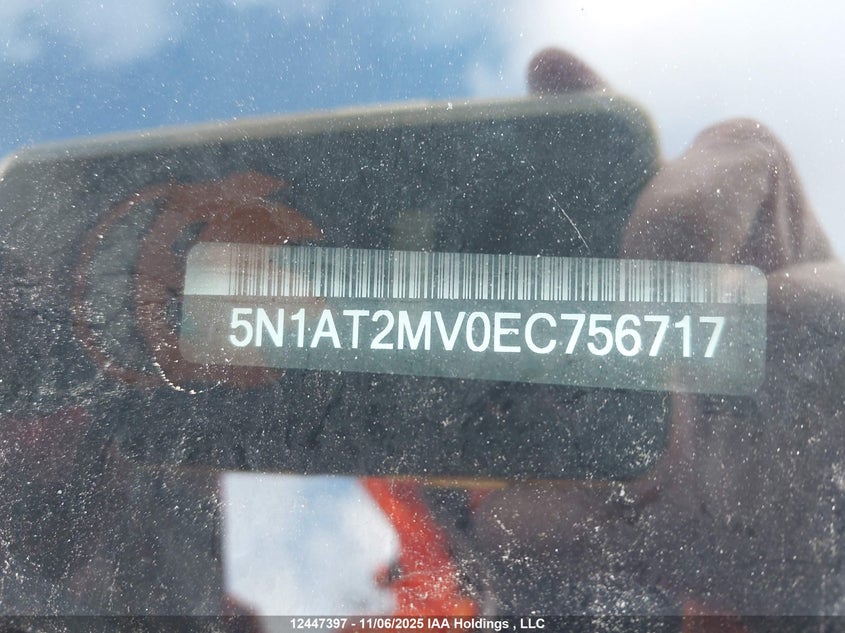 5N1AT2MV0EC756717 2014 NISSAN ROGUE photo no. 19