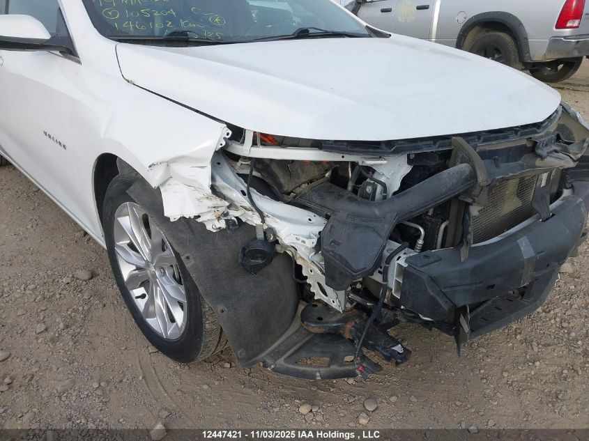 2019 Chevrolet Malibu Lt VIN: 1G1ZD5ST1KF105204 Lot: 12447421