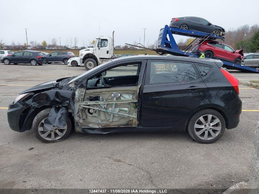 2014 Hyundai Accent Gls/Se VIN: KMHCU5AE5EU191418 Lot: 12447437