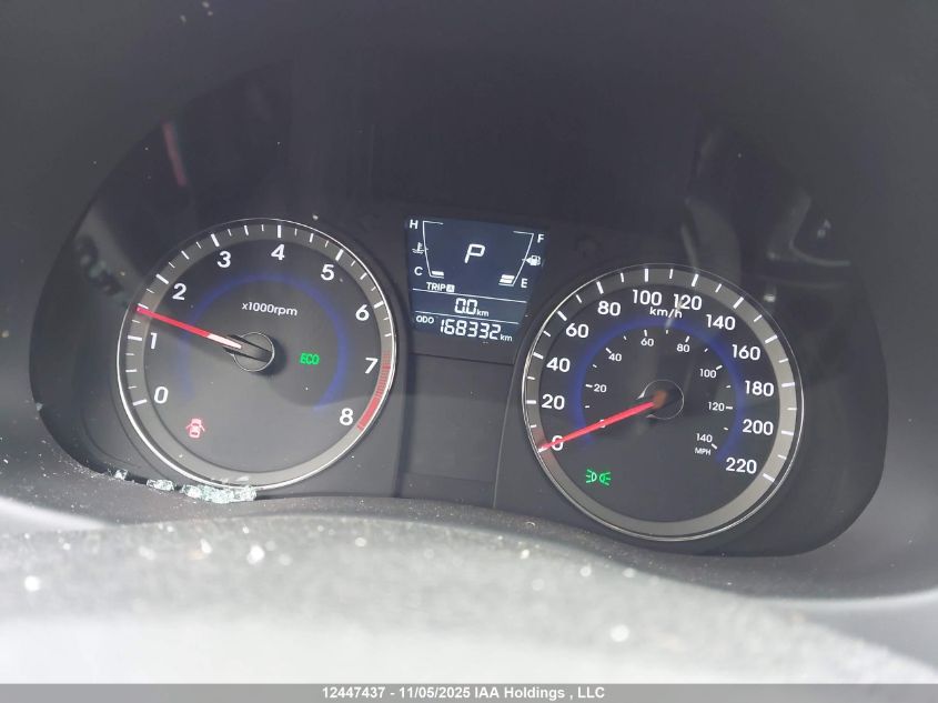 2014 Hyundai Accent Gls/Se VIN: KMHCU5AE5EU191418 Lot: 12447437