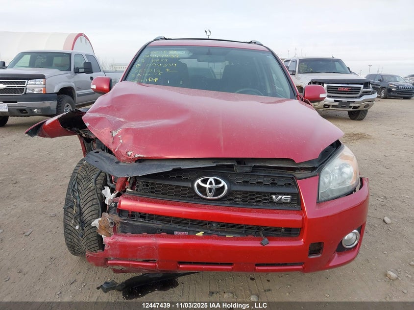 2012 Toyota Rav4 Sport V6 VIN: 2T3RK4DV4CW094334 Lot: 12447439