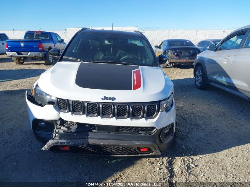 2023 Jeep Compass Trailhawk VIN: 3C4NJDDN9PT557244 Lot: 12447457