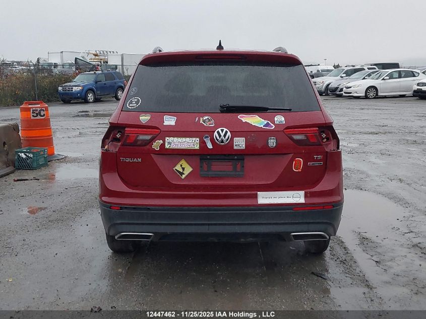 2018 Volkswagen Tiguan S VIN: 3VV0B7AX6JM040422 Lot: 12447462