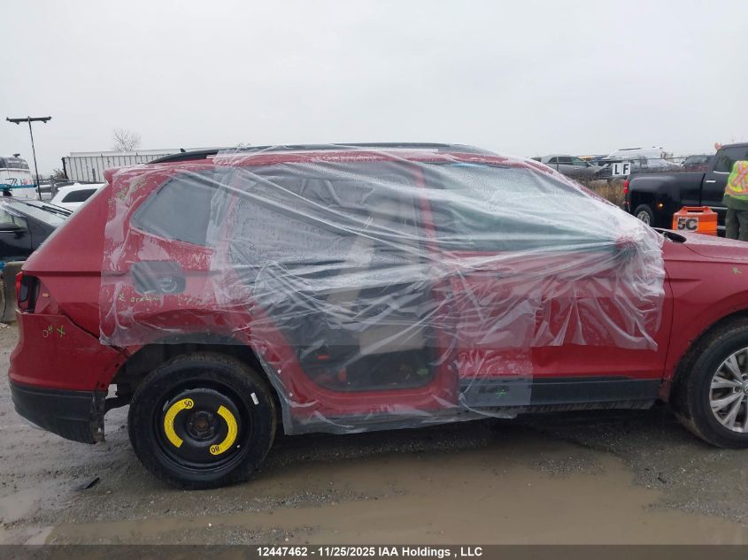 2018 Volkswagen Tiguan S VIN: 3VV0B7AX6JM040422 Lot: 12447462