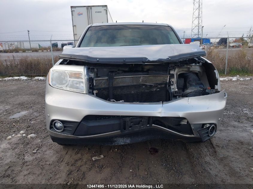 2012 Honda Pilot Touring VIN: 5FNYF4H92CB502610 Lot: 12447495