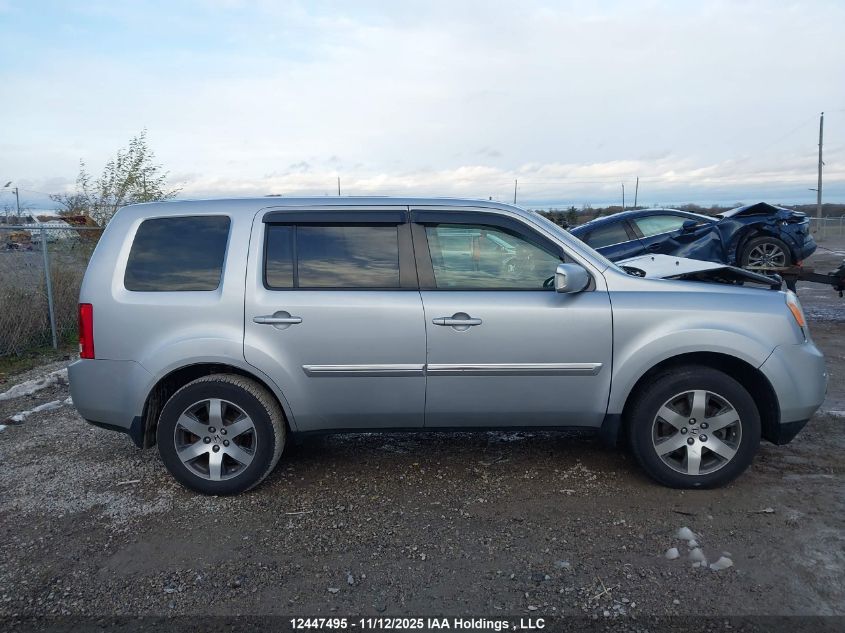 2012 Honda Pilot Touring VIN: 5FNYF4H92CB502610 Lot: 12447495