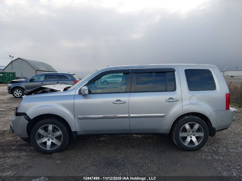 2012 Honda Pilot Touring VIN: 5FNYF4H92CB502610 Lot: 12447495