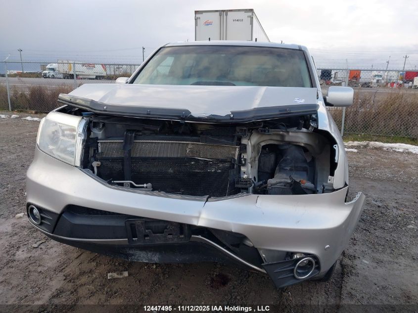 2012 Honda Pilot Touring VIN: 5FNYF4H92CB502610 Lot: 12447495