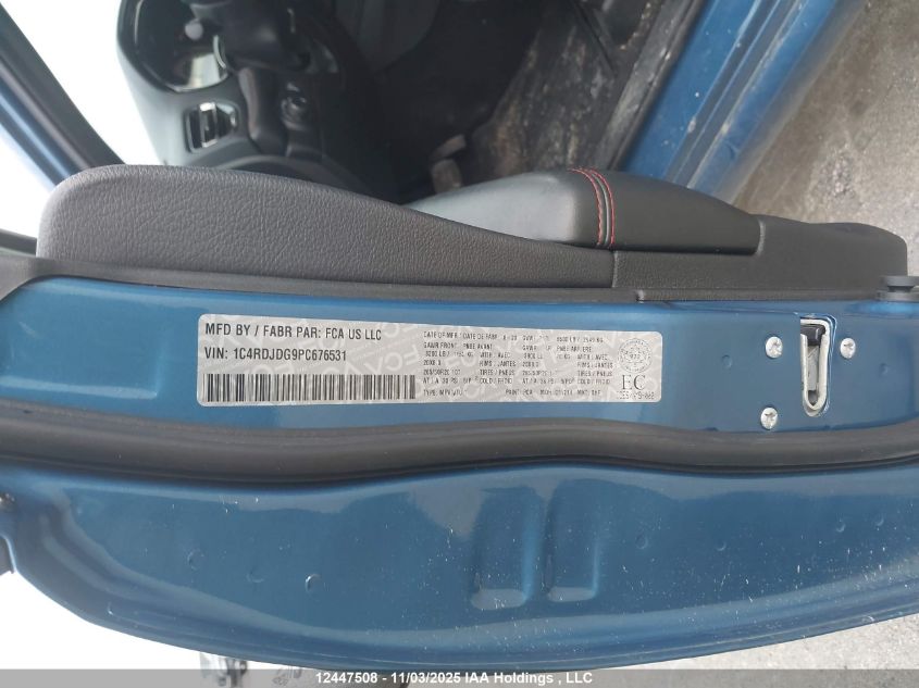 2023 Dodge Durango Gt Rallye VIN: 1C4RDJDG9PC676531 Lot: 12447508