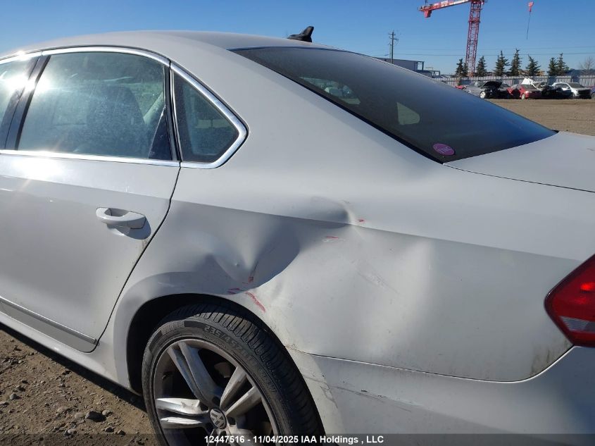 2013 Volkswagen Passat 2.5L Highline VIN: 1VWCH7A3XDC061901 Lot: 12447516