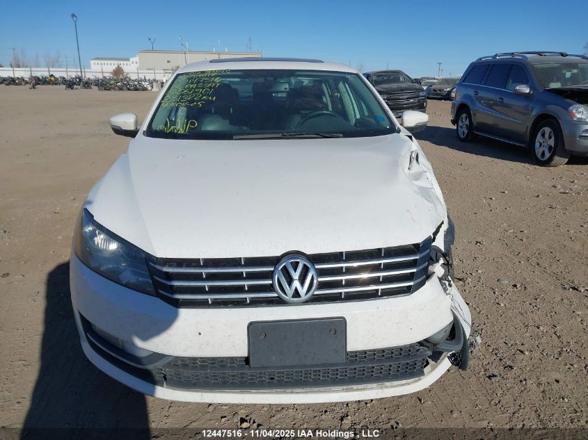 2013 Volkswagen Passat 2.5L Highline VIN: 1VWCH7A3XDC061901 Lot: 12447516
