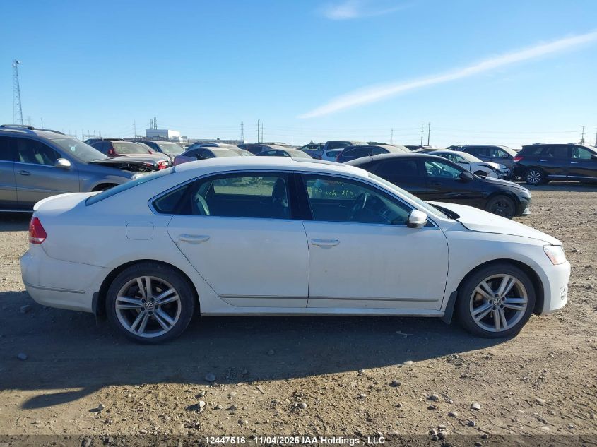 2013 Volkswagen Passat 2.5L Highline VIN: 1VWCH7A3XDC061901 Lot: 12447516