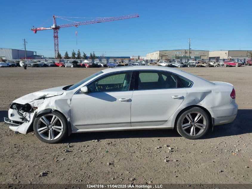 2013 Volkswagen Passat 2.5L Highline VIN: 1VWCH7A3XDC061901 Lot: 12447516