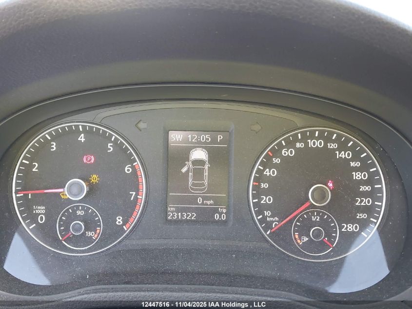 2013 Volkswagen Passat 2.5L Highline VIN: 1VWCH7A3XDC061901 Lot: 12447516