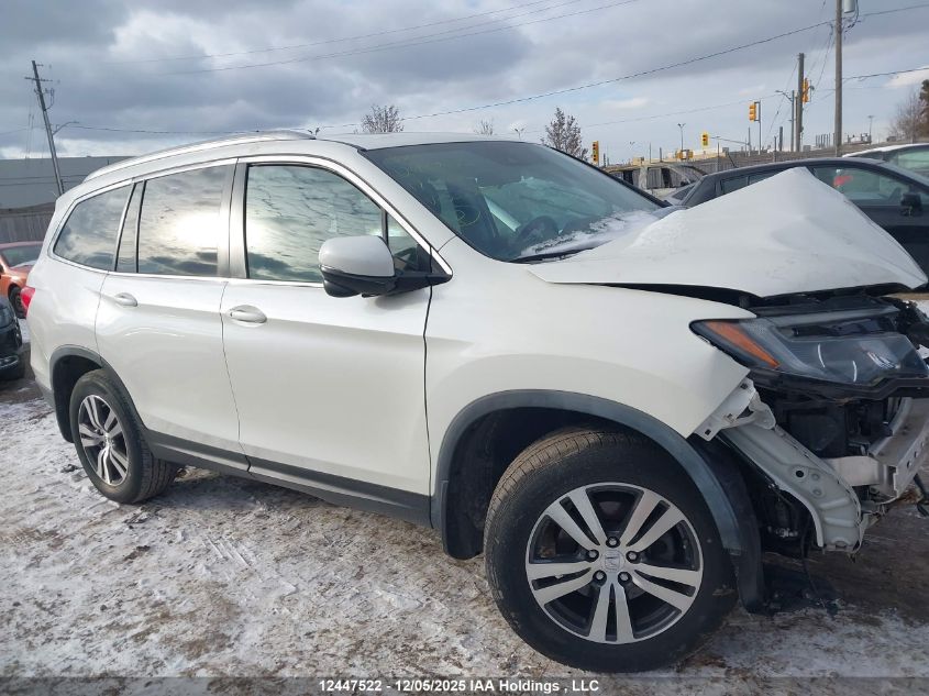2017 Honda Pilot Ex VIN: 5FNYF6H33HB505580 Lot: 12447522