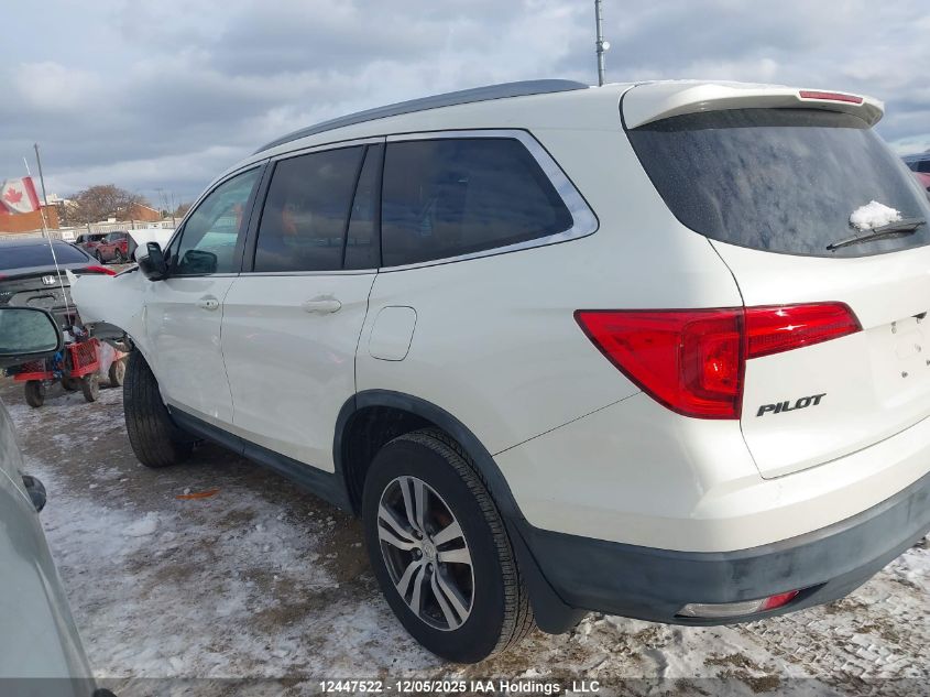 2017 Honda Pilot Ex VIN: 5FNYF6H33HB505580 Lot: 12447522