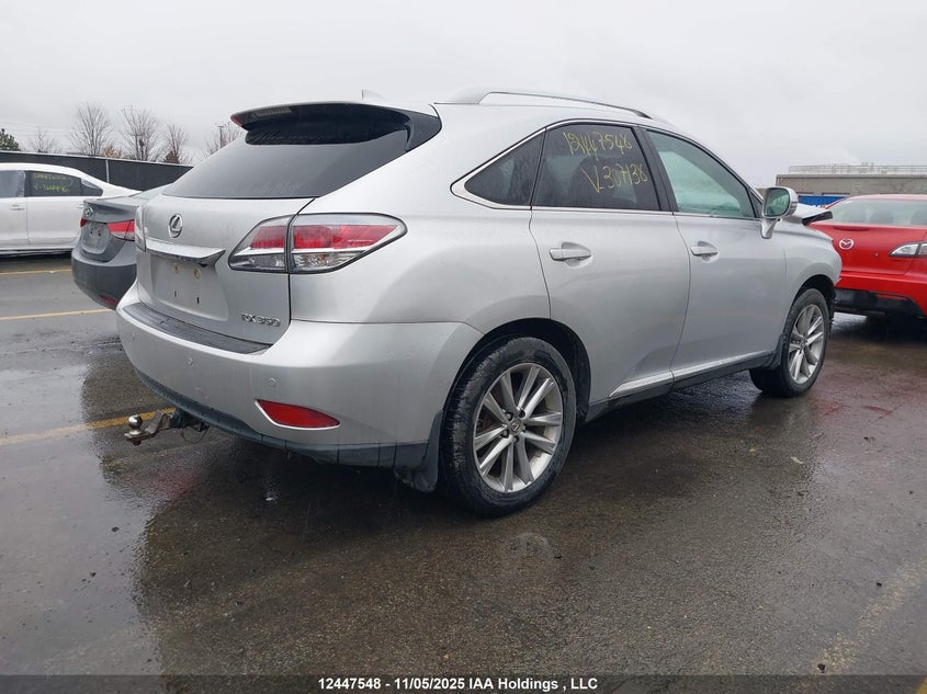 2T2BK1BA5FC307138 2015 LEXUS RX photo no. 4