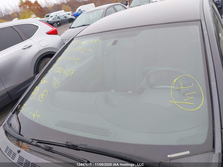 2007 Honda Civic Dx VIN: 2HGFA16307H038687 Lot: 12447611