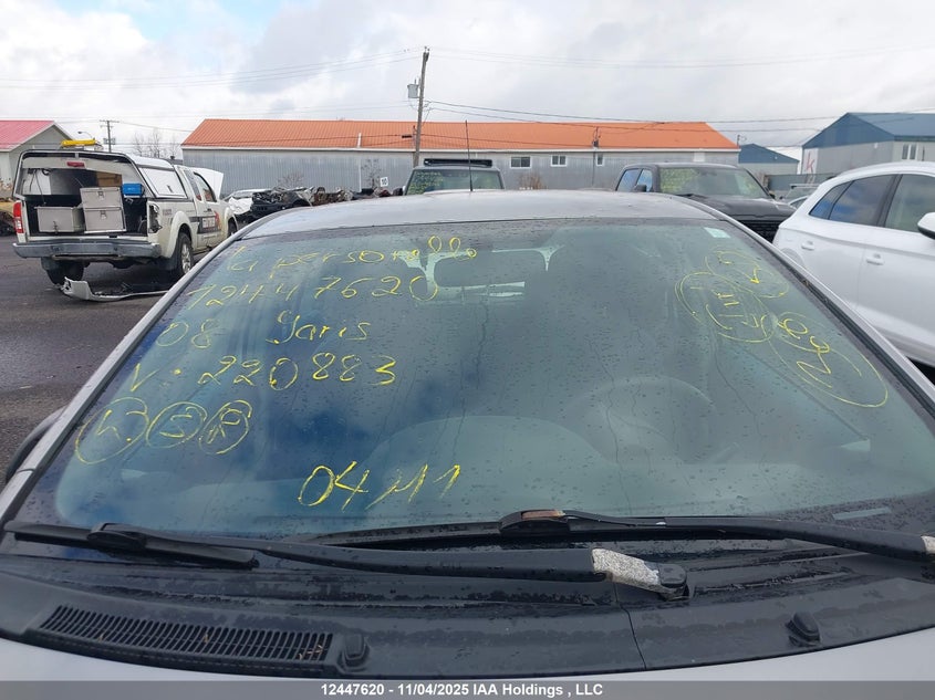 2008 Toyota Yaris VIN: JTDKT923685220883 Lot: 12447620