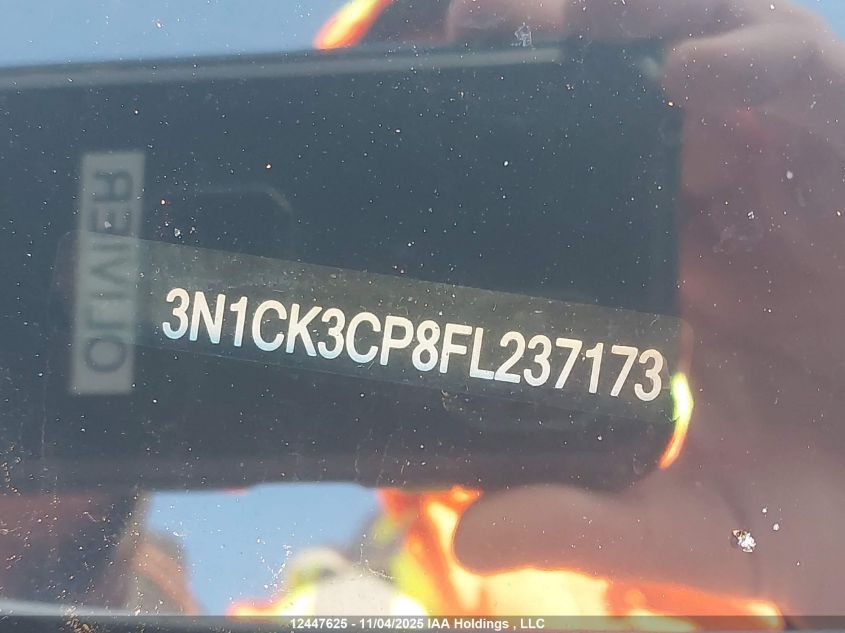 2015 Nissan Micra VIN: 3N1CK3CP8FL237173 Lot: 12447625