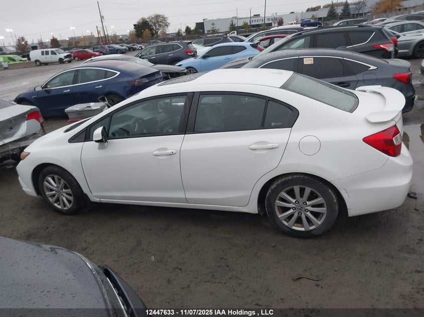 2012 Honda Civic Ex-L VIN: 2HGFB2F99CH007231 Lot: 12447633