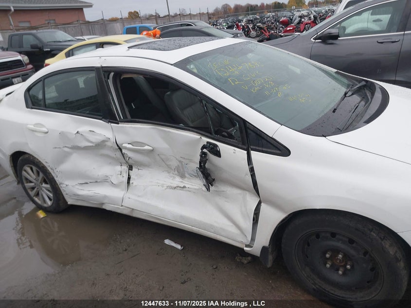 2012 Honda Civic Ex-L VIN: 2HGFB2F99CH007231 Lot: 12447633