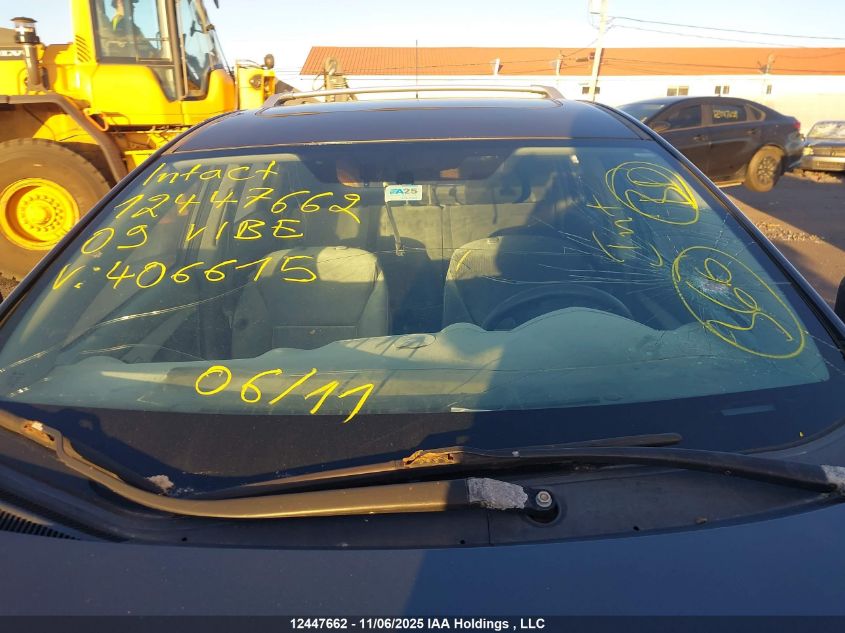 2009 Pontiac Vibe VIN: 5Y2SP67809Z406615 Lot: 12447662