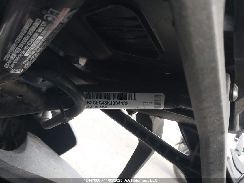 3JB2GEG45KJ004432 2019 CAN-AM/ BRP RYKER photo no. 10